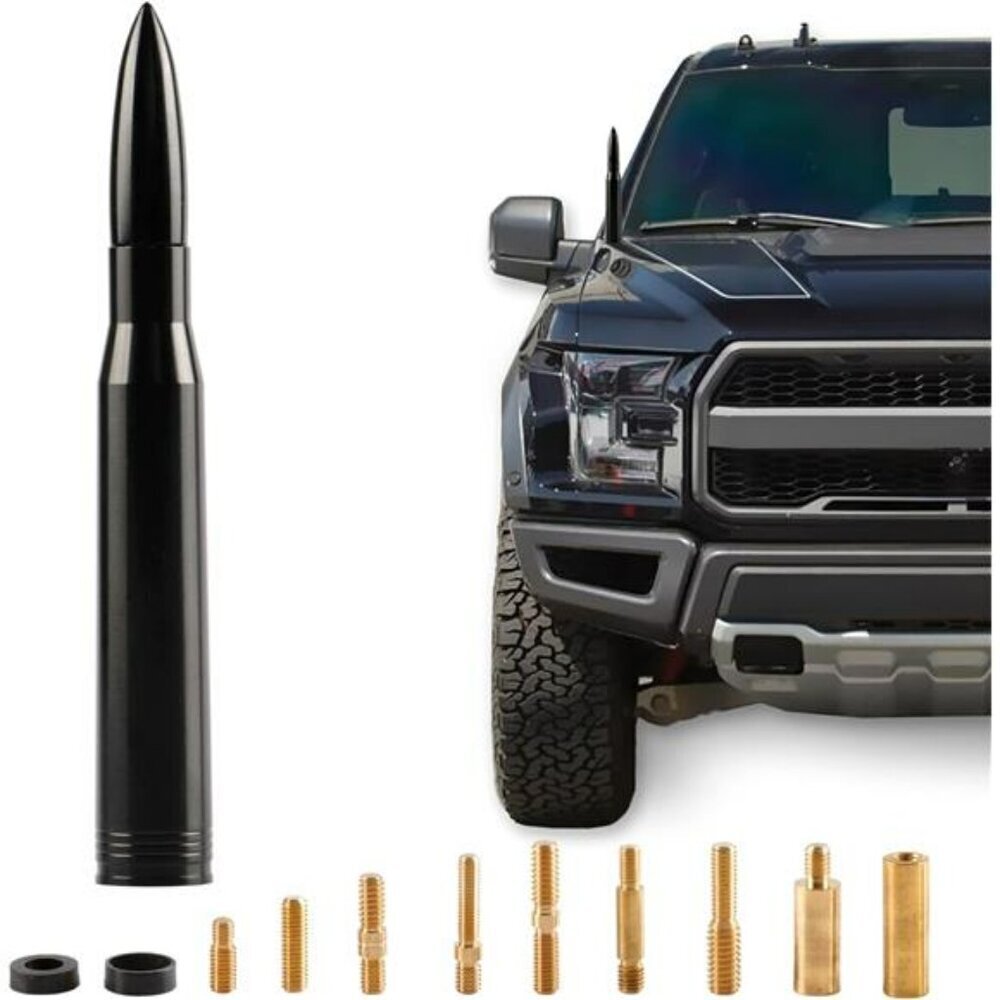 Universal Car Antenna Replacement Short 5.5 Inch Durable Black for Ford Chevy GM